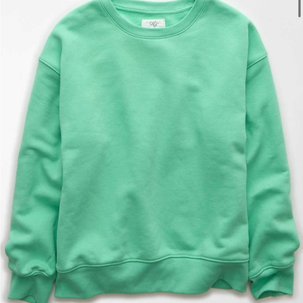 Turquoise Crewneck Sweater